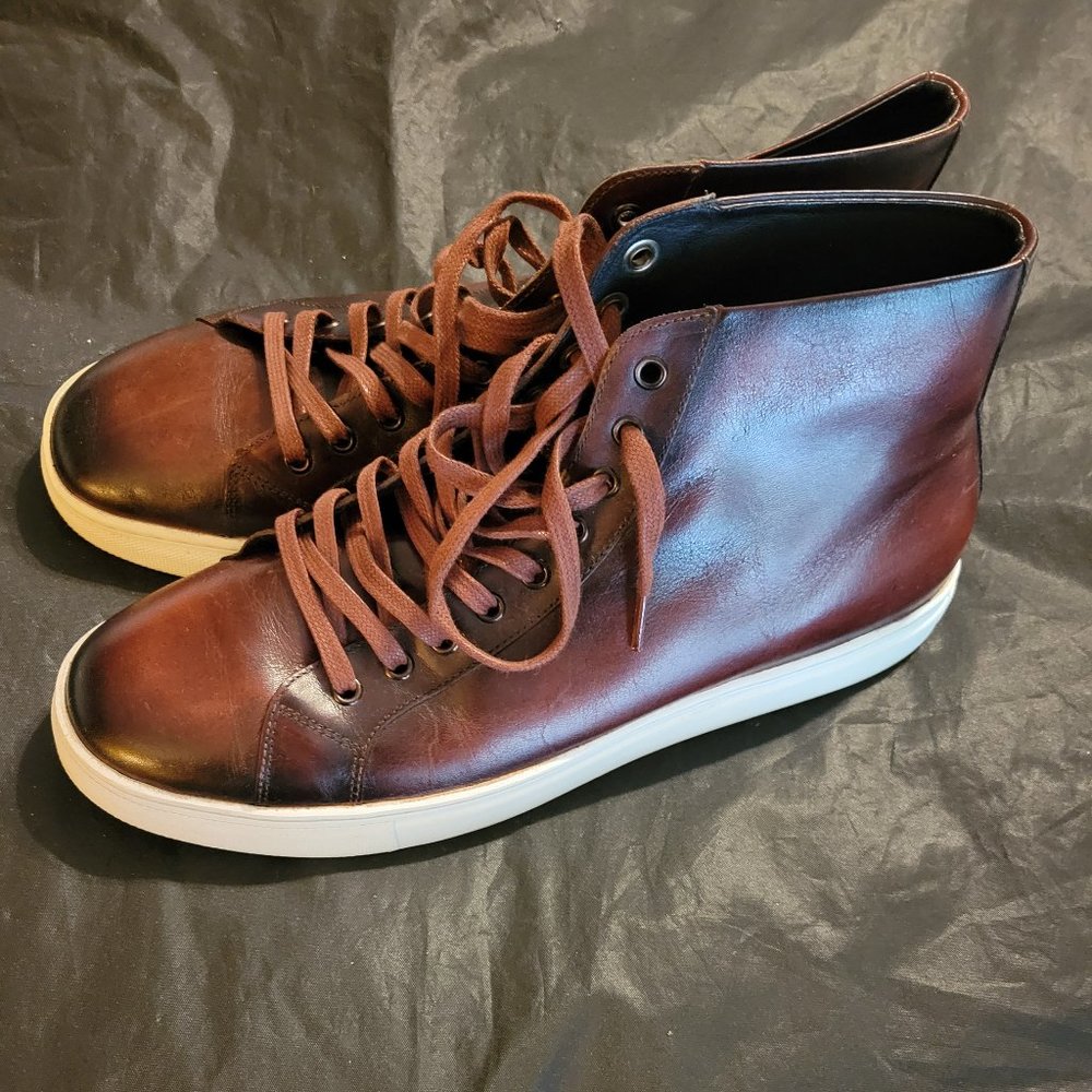 Belvedere hi top shoe they are a 10 1/2 but they actually measure at size 12